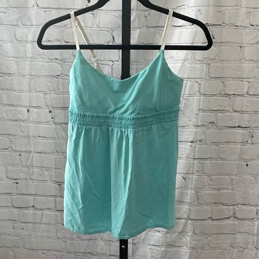 Lululemon Blue Ruched Tank Top Size 6